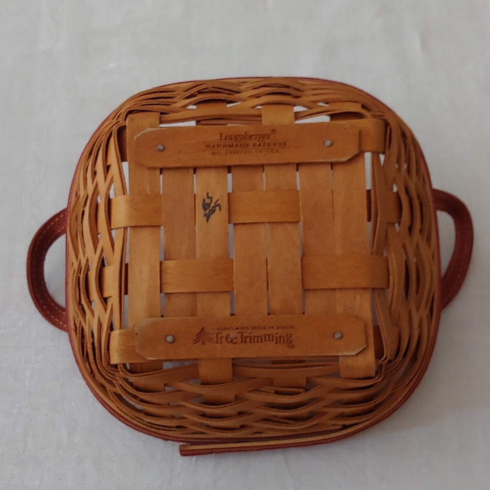 Longaberger Holiday Tree Trimming Basket - Picture 5 of 12